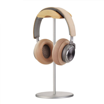 Headphone Stand Holder Creative AirPods Max Headphone Rack Aluminum Hook Solid Wood Headphone Organizer